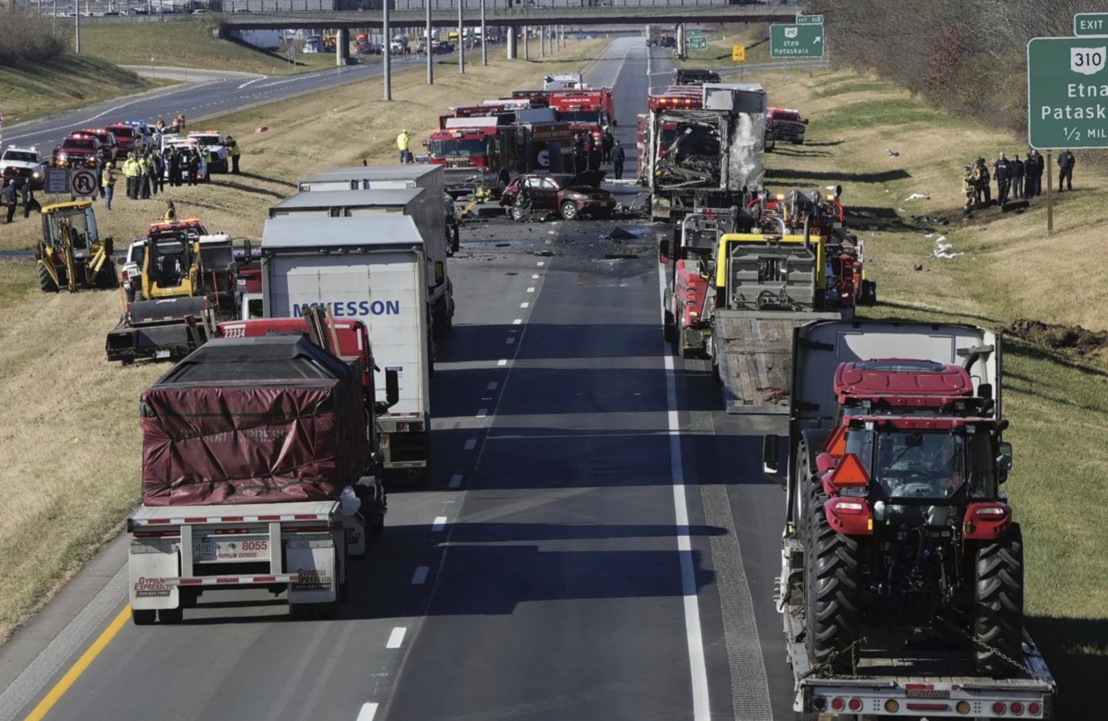 6 dead, 18 hospitalized when bus carrying students and truck crash on